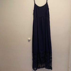 Anthropologie Strappy Lace Trim Dress - NWT